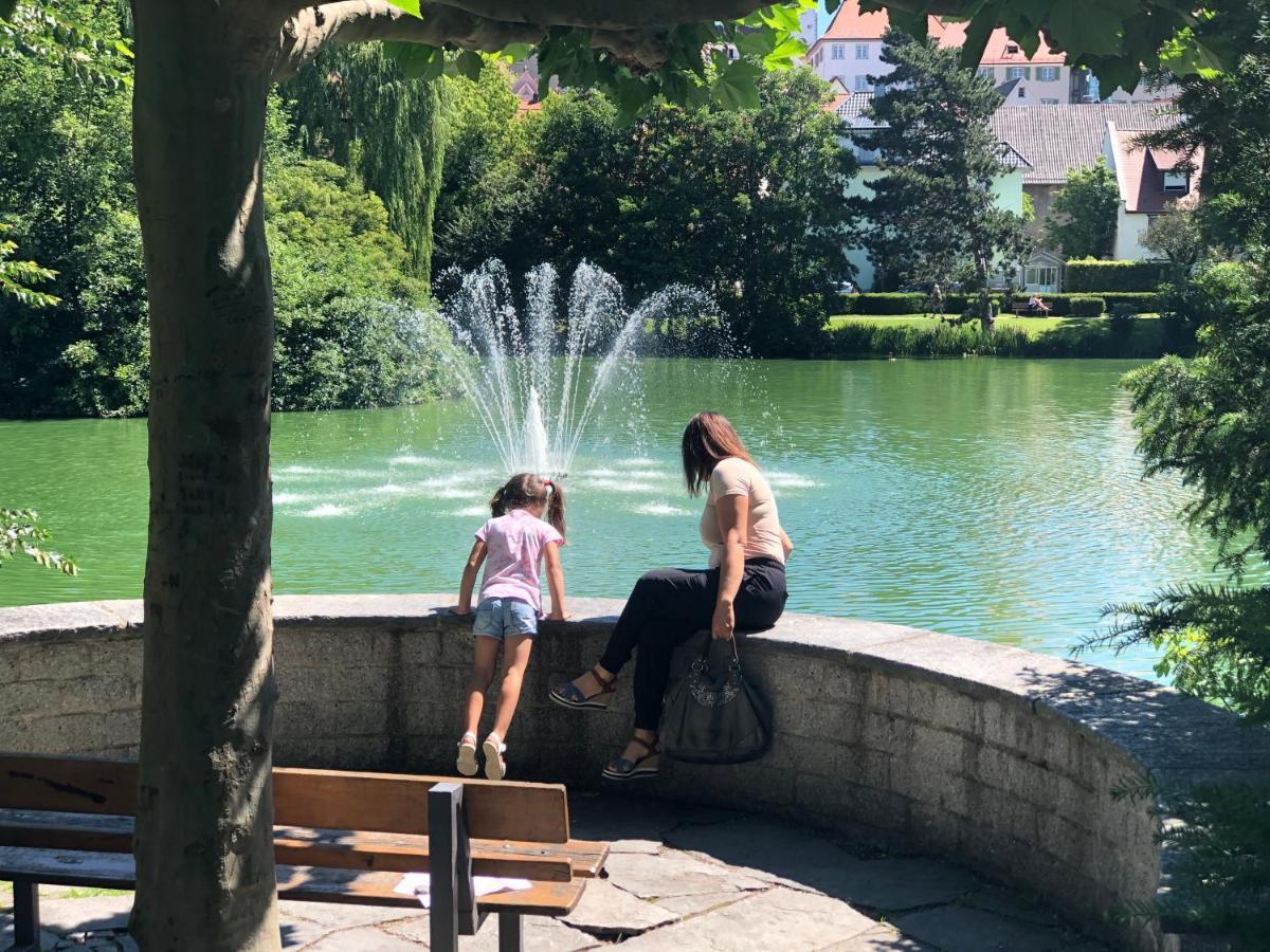 Ferienwohnung Am Seepark Pfullendorf Bagian luar foto